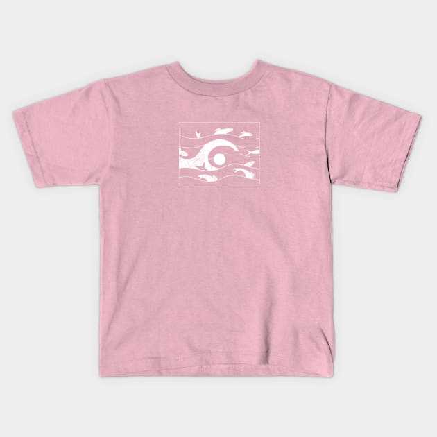 Swim like natural Kids T-Shirt by croquis design